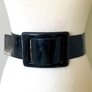 Black Betsey Johnson Belt